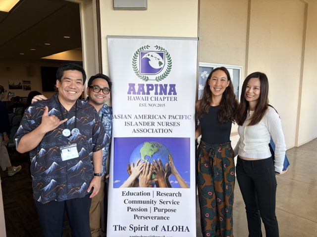 Paul Boy, Paolo Roca, Dr. Kristen Choi, and Dr. Yi Ping Wen at AAPINA