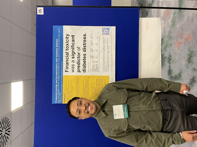 Dr. Tolentino at the SBSM Annual Meeting.