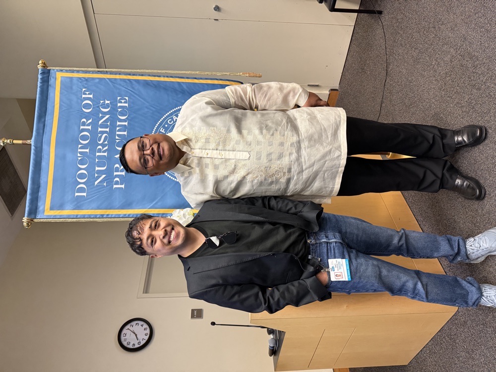 Dr. Tolentino with Ralph Fontejon.
