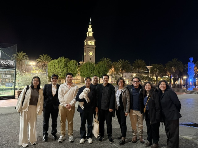 The TenJ Lab and friends gathered for dinner during WIN 2026
