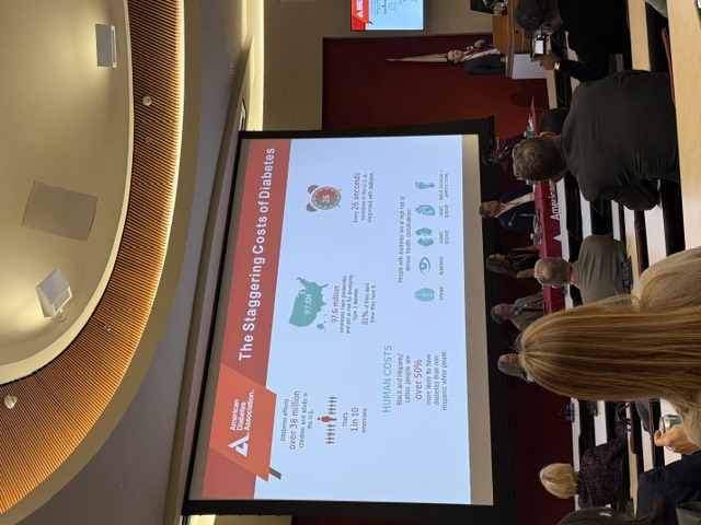 At the 2024 State of Diabetes event.