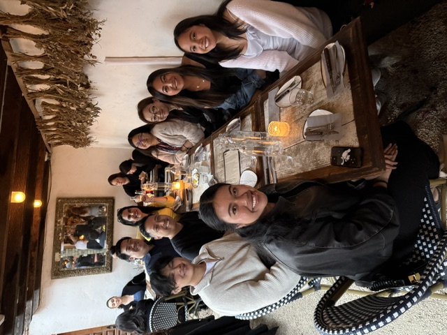 Celebrating one another's milestones.