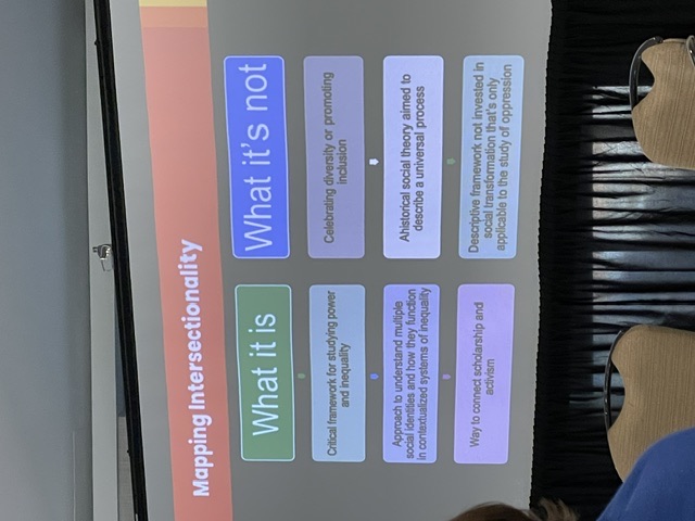 Conversations on intersectionality and health equity.