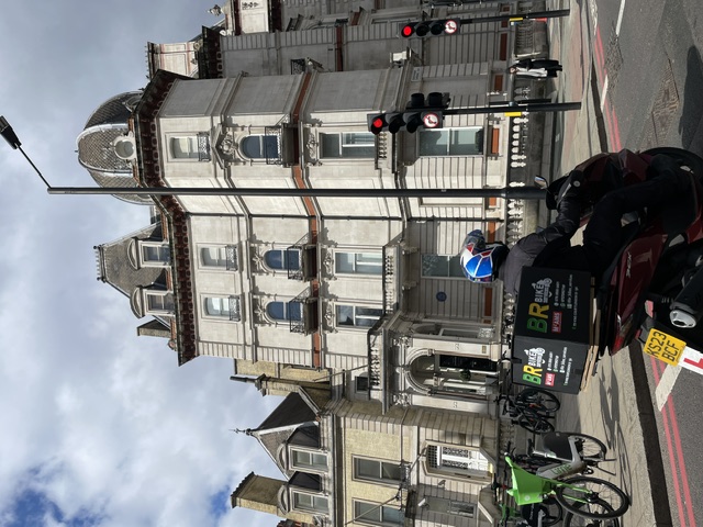 Exploring London along the way.