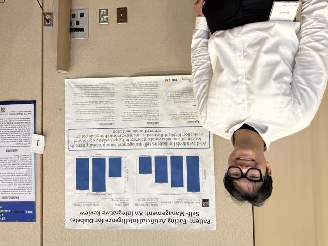 Michael presenting at the 2026 UCLA Nursing Science and Innovation Conference