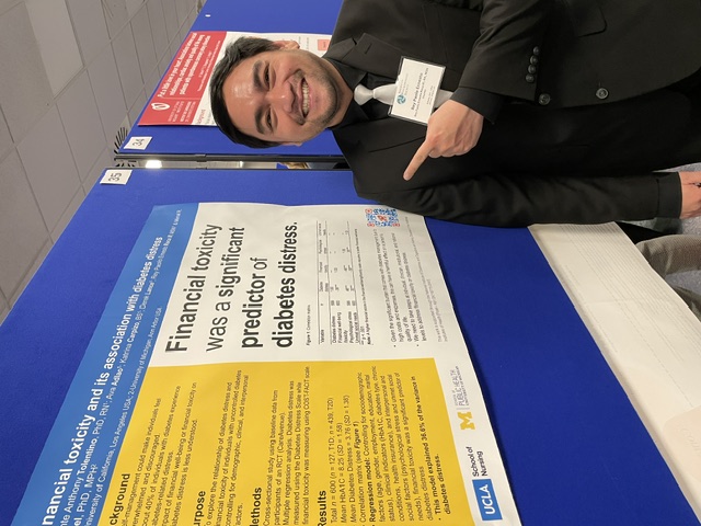 Paolo presents the team's work on financial toxicity and diabetes.
