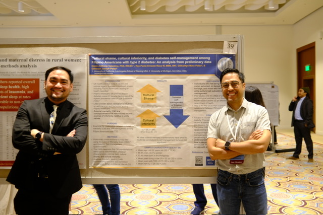 Dr. Tolentino and Paolo at the APS Annual Meeting.