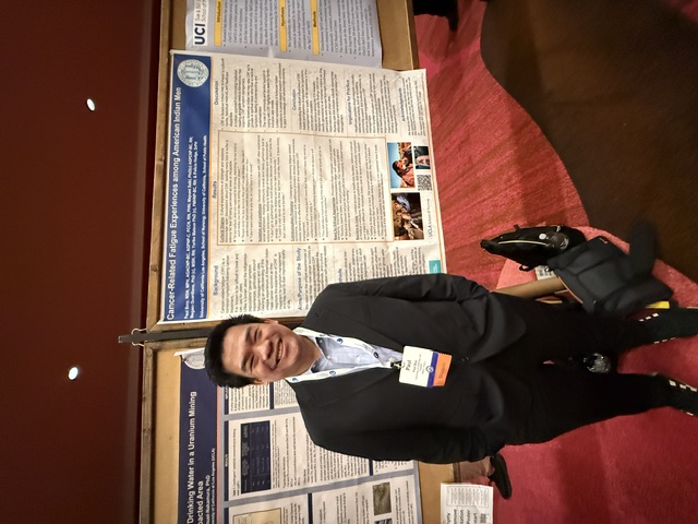 Paul's poster on cancer-related fatigue among American Indian men.