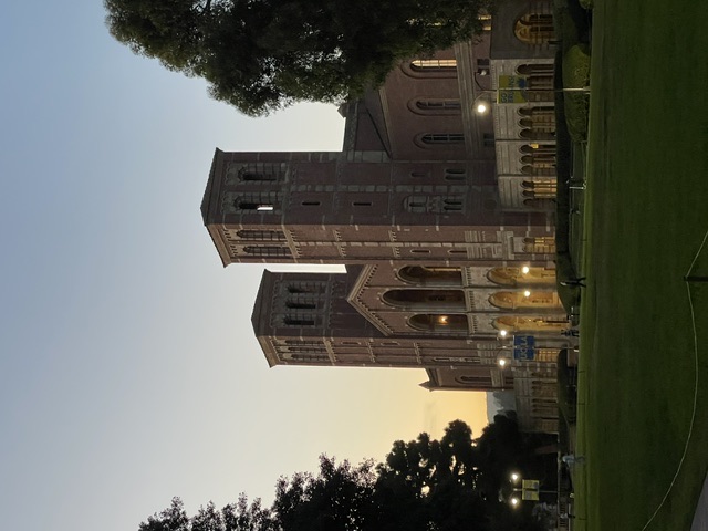 On the UCLA campus at the start of a new chapter.